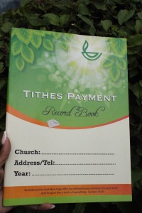 Tithe Payment Record Book
